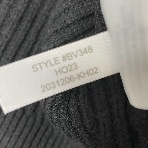 J.CREW Sweater Womens Medium Ribbed Turtleneck Pullover NEW Black BV348 - Picture 8 of 9